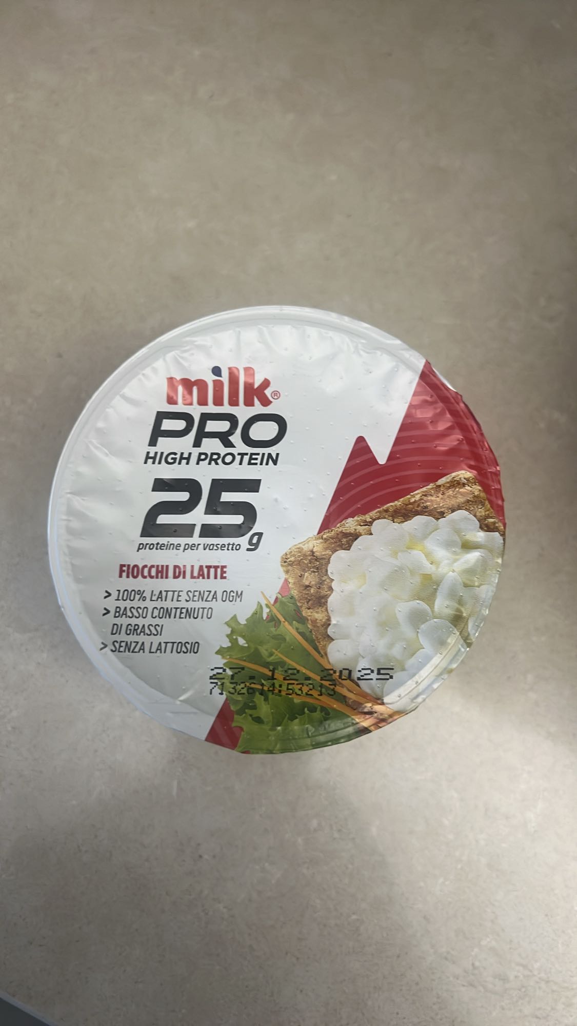 Fiocchi di latte proteico