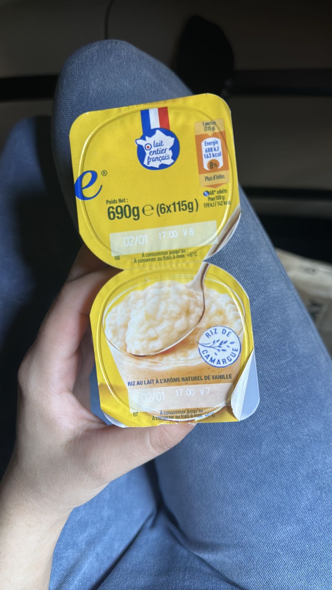 Orez cu lapte vanilat