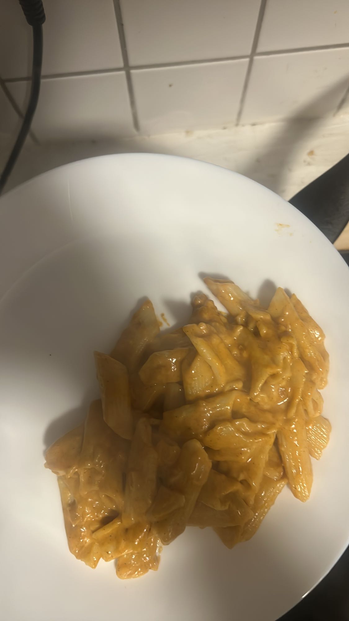 Penne met roomsaus