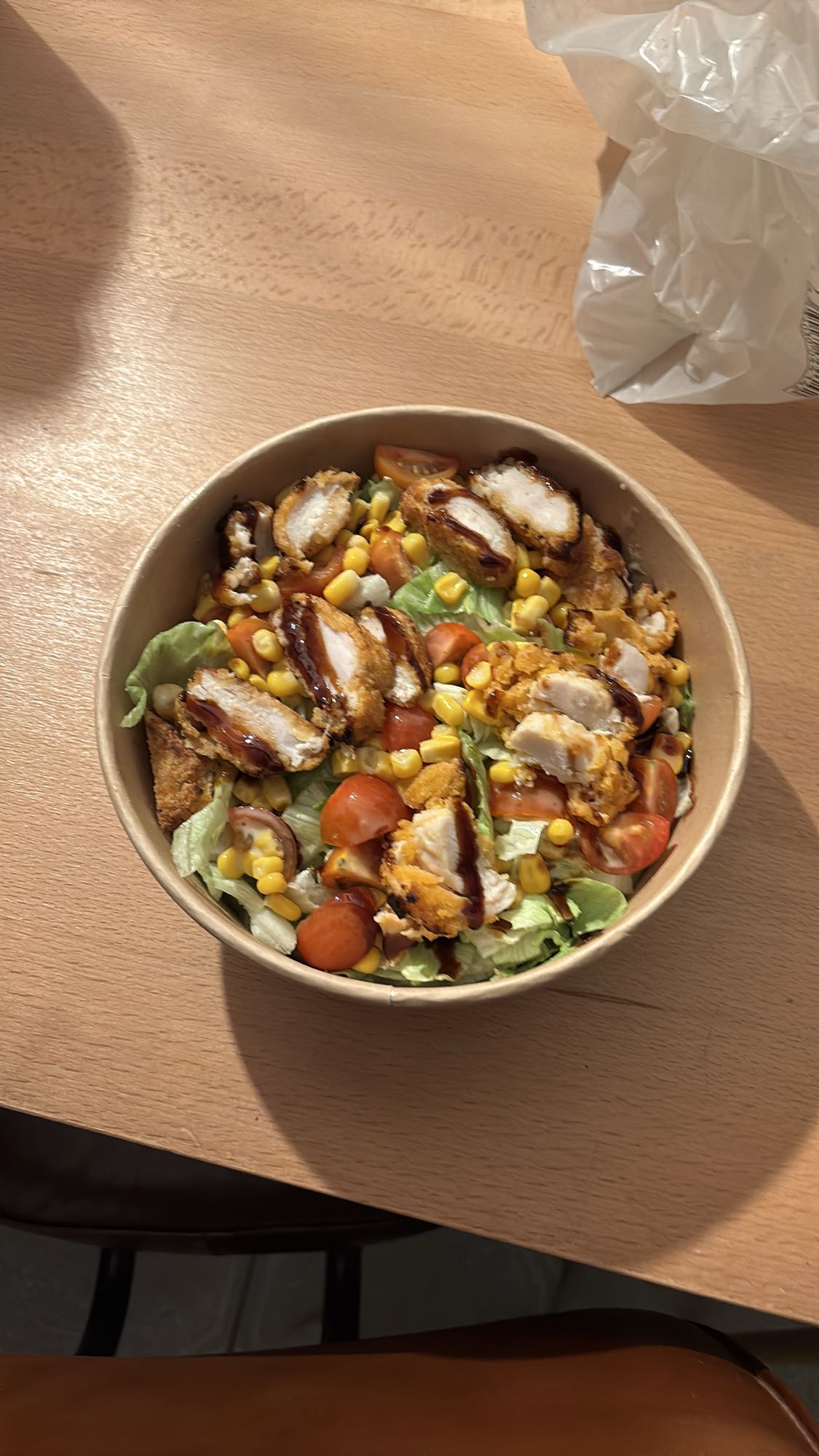 Salade poulet croustillant