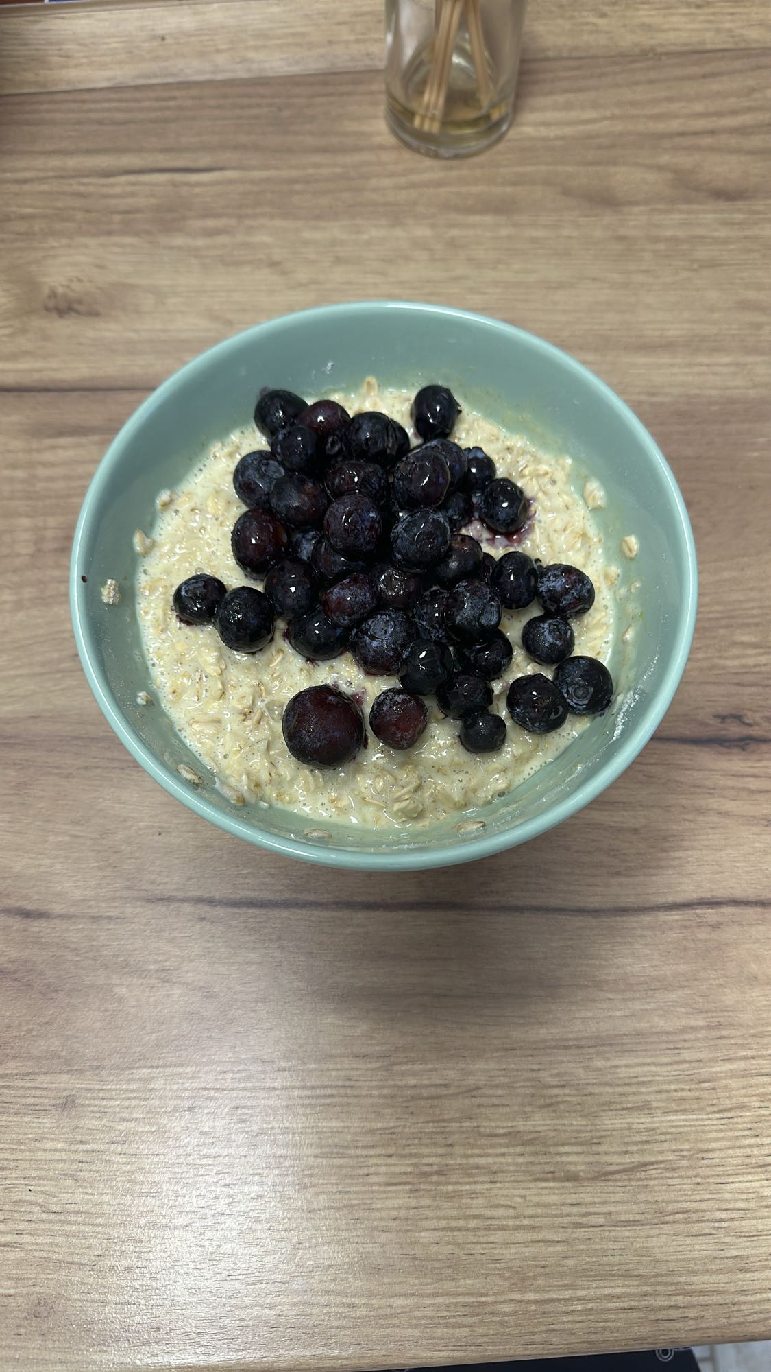 avena con arándanos