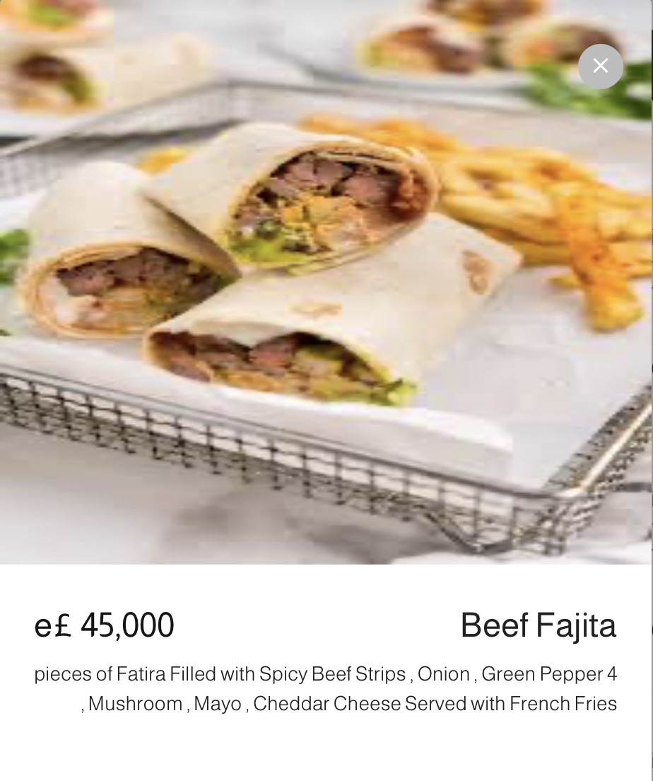Beef Fajita Wrap