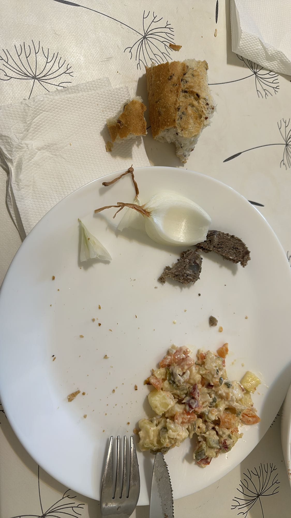 Mixed Salad with Bread