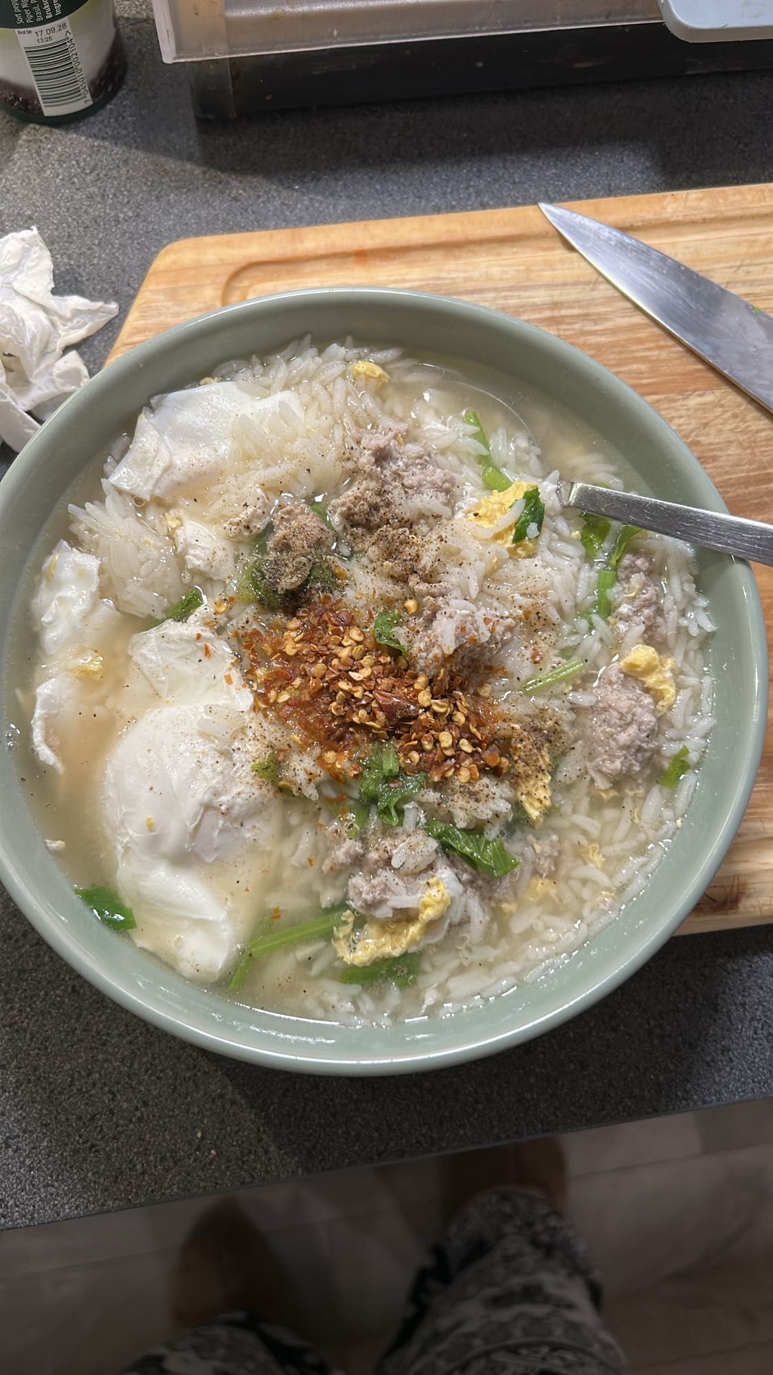 Risgrøt med svinekjøtt