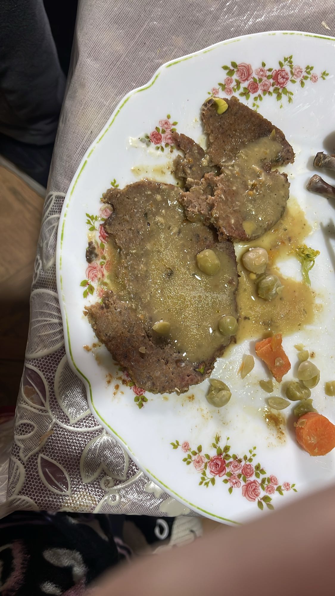 Meatloaf with veggies