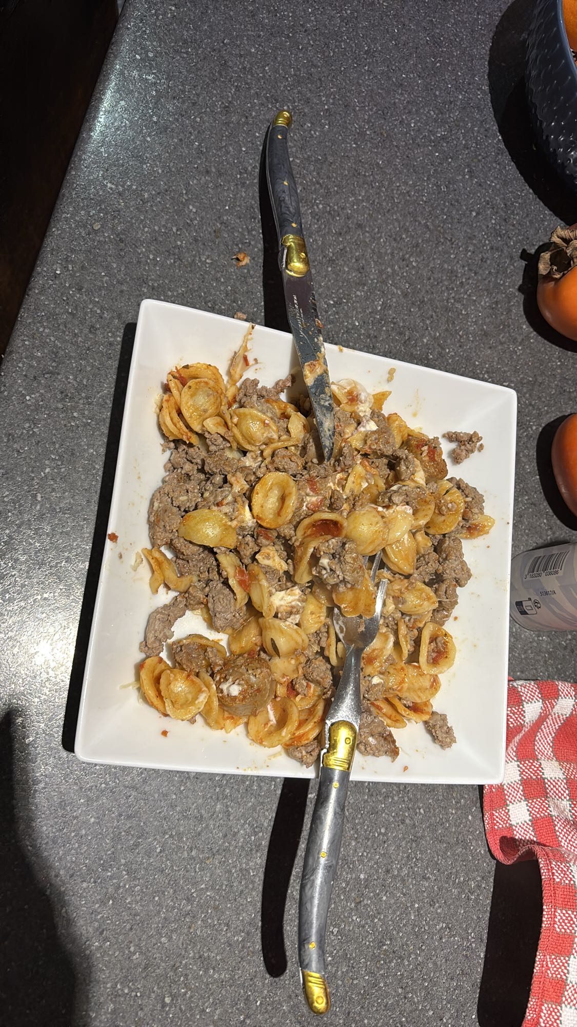 Pâtes à la viande hachée