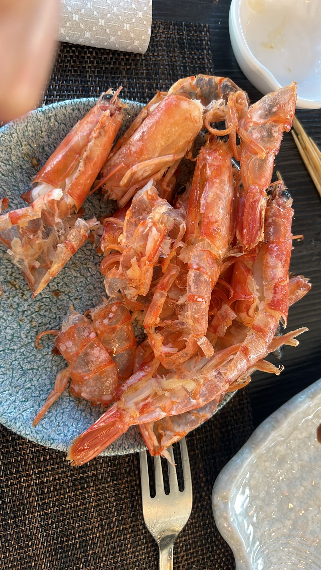 Grilled Shrimp Shells