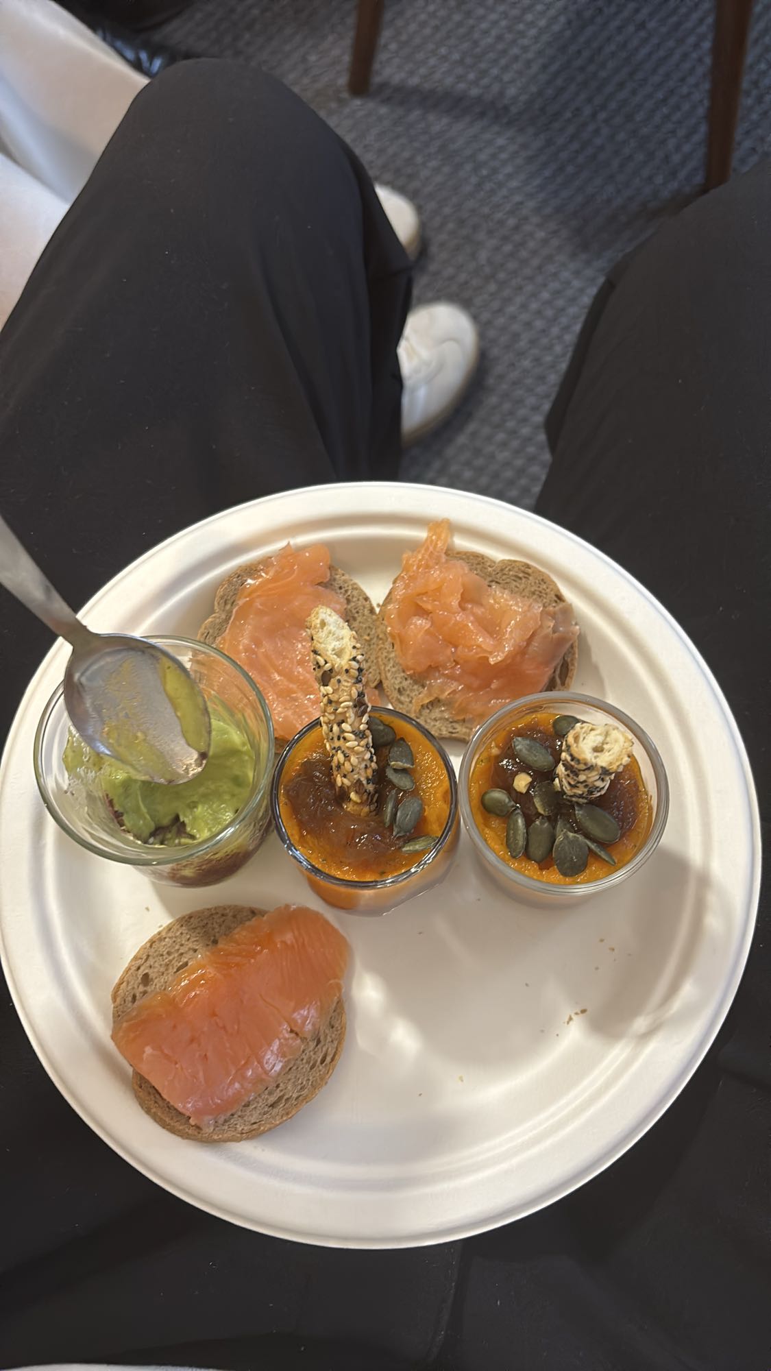 Assiette apéritive saumon