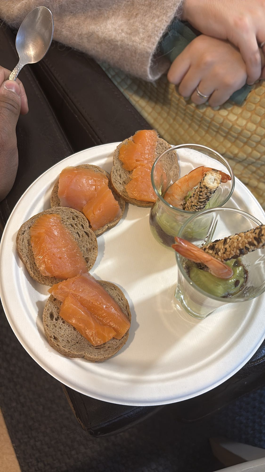 Canapés au saumon