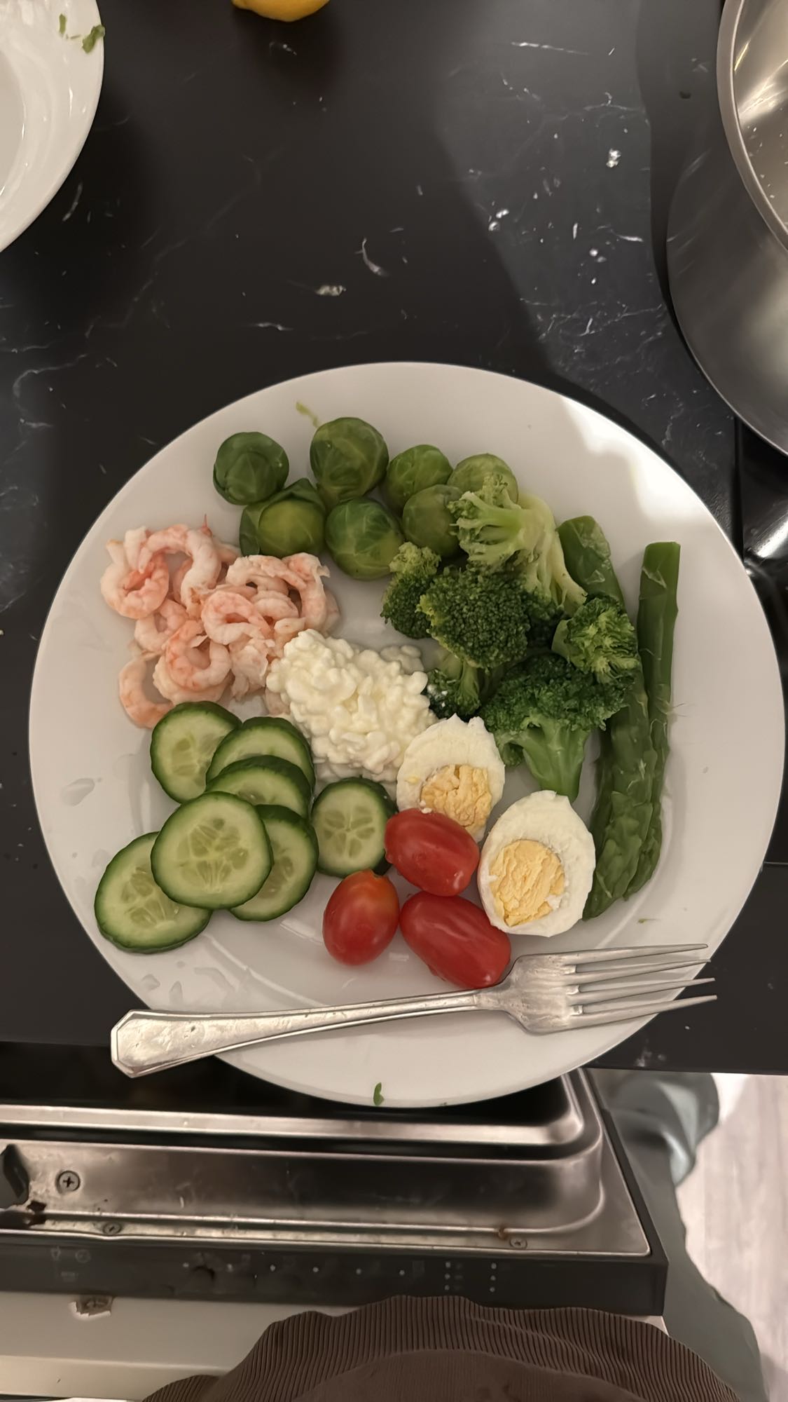 Grönsaksäggtallrik