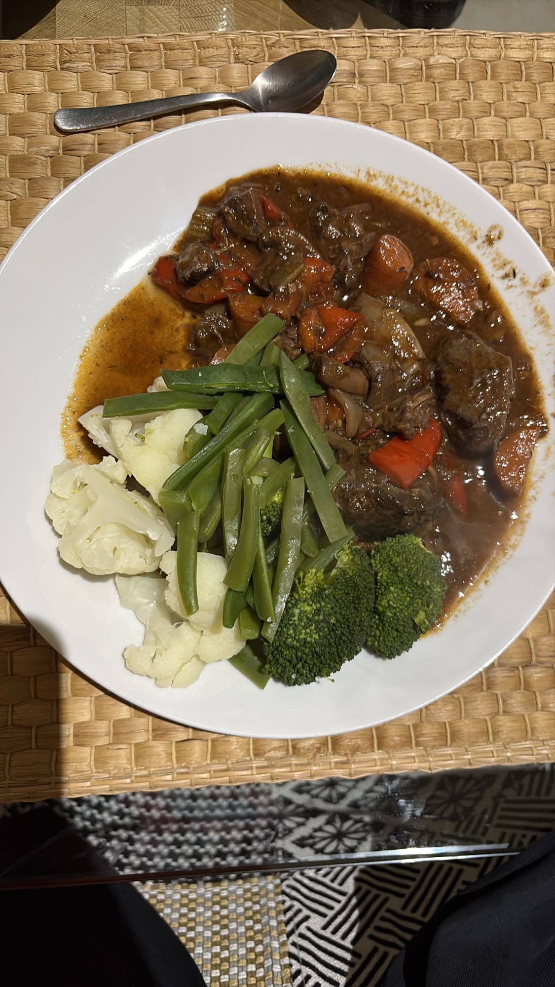 Beef stew with veggies
