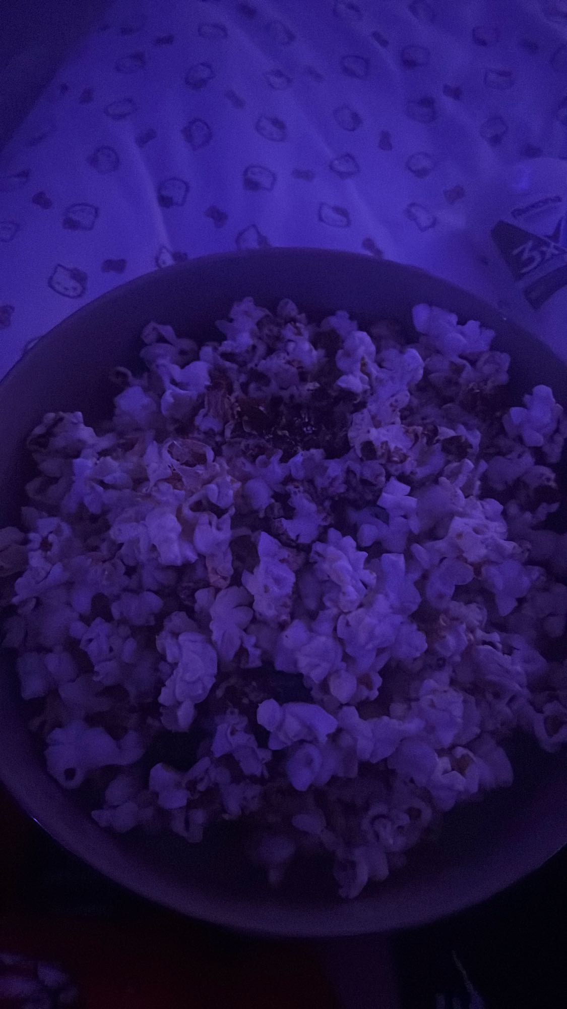 Bowl met popcorn