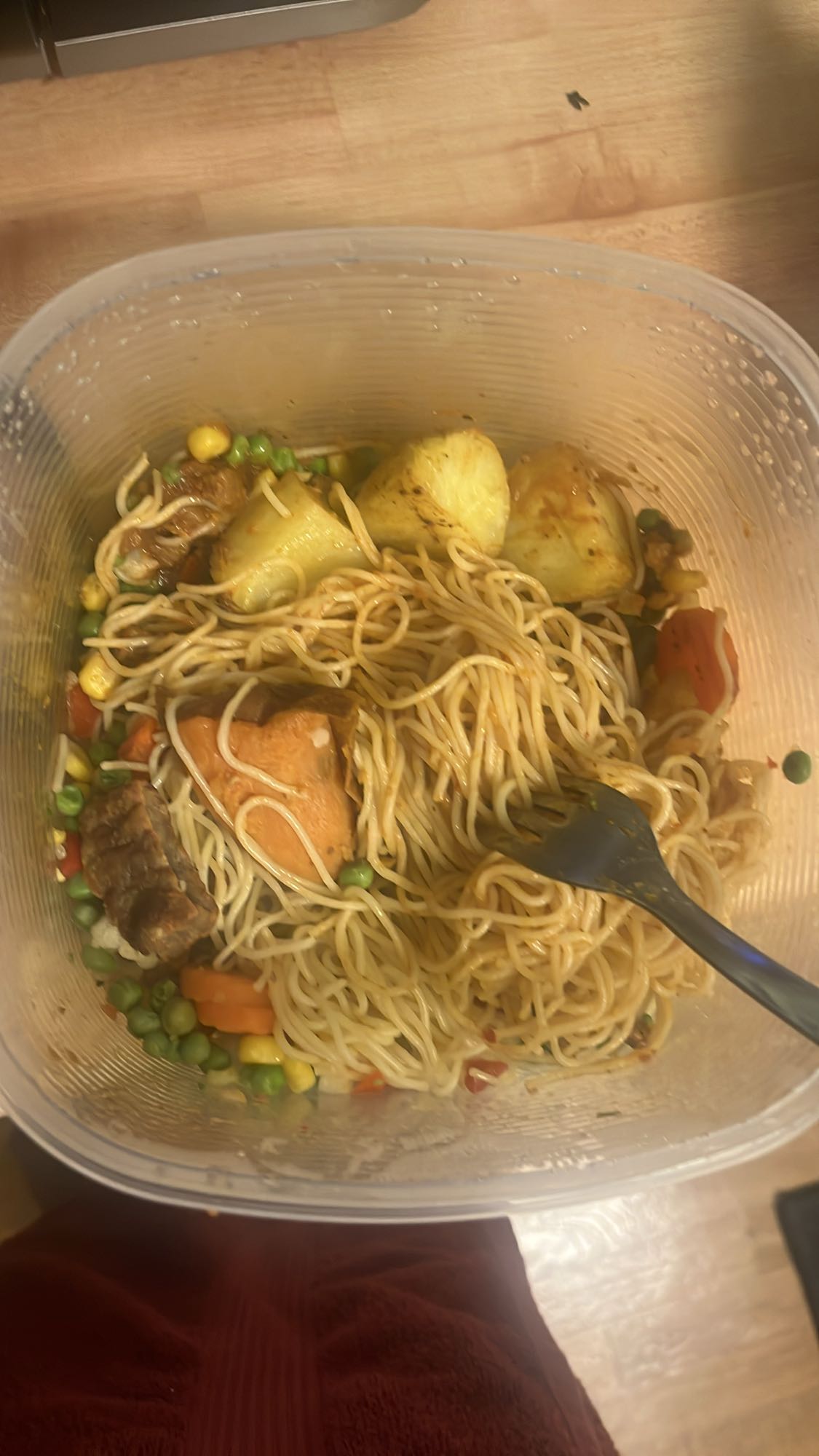 Noodles with Veggies & Meat