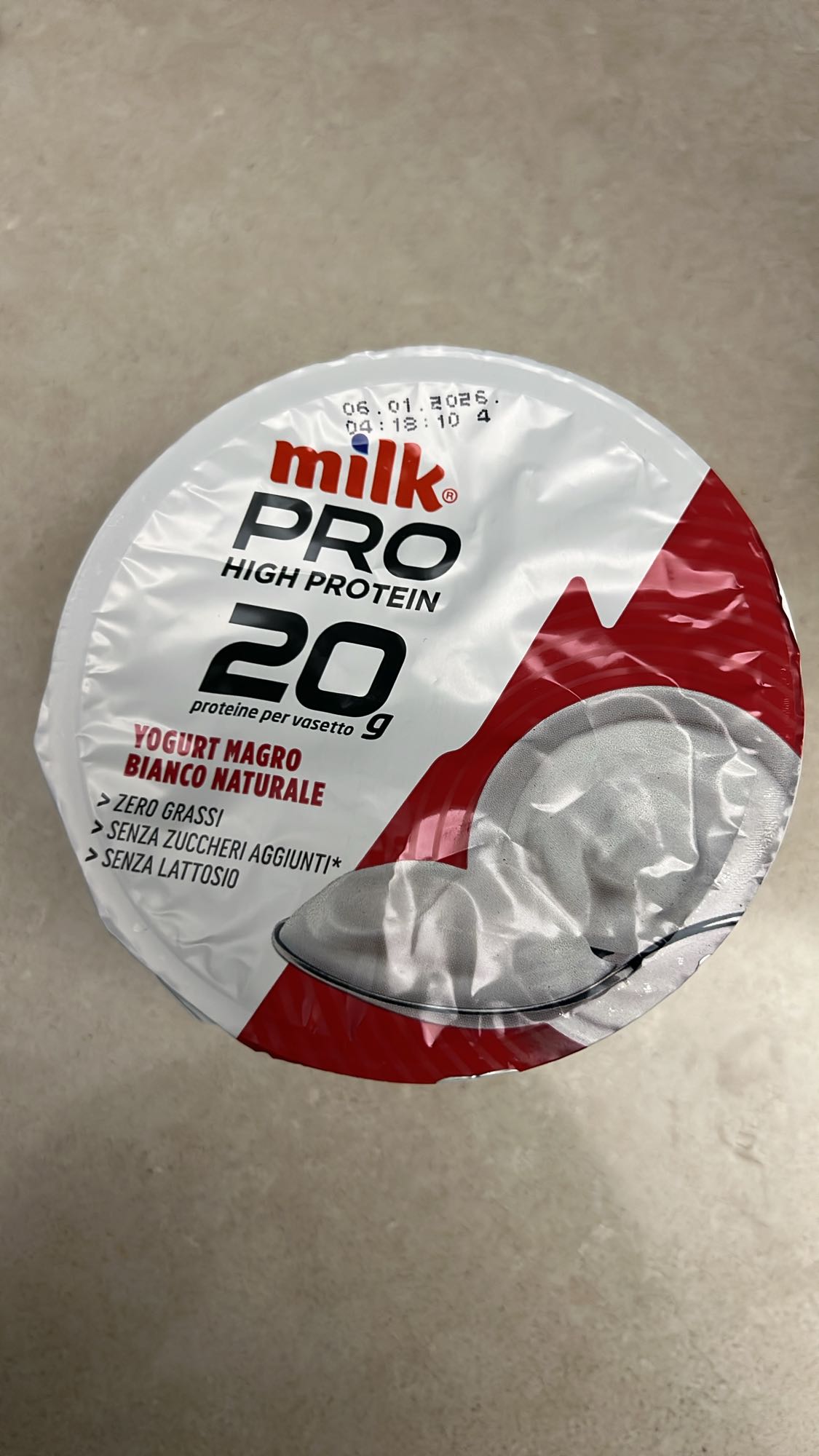 Yogurt magro proteico