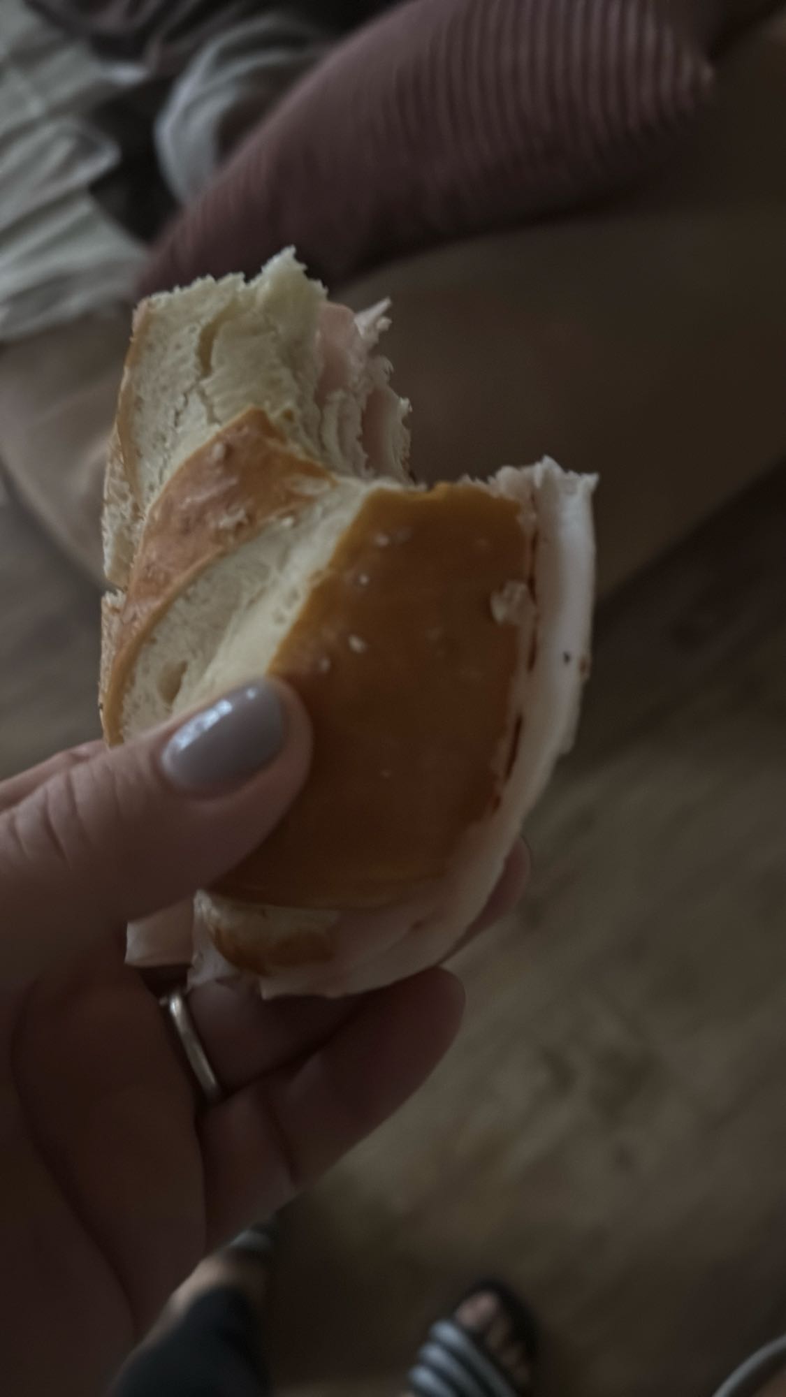 Sandviç ekmek ve hindi