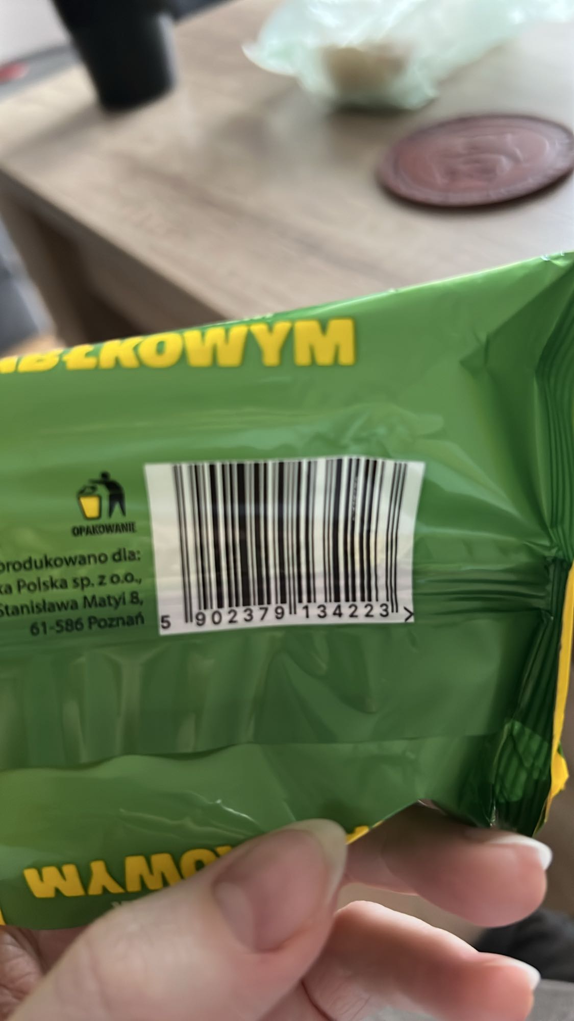 Unknown snack (barcode)