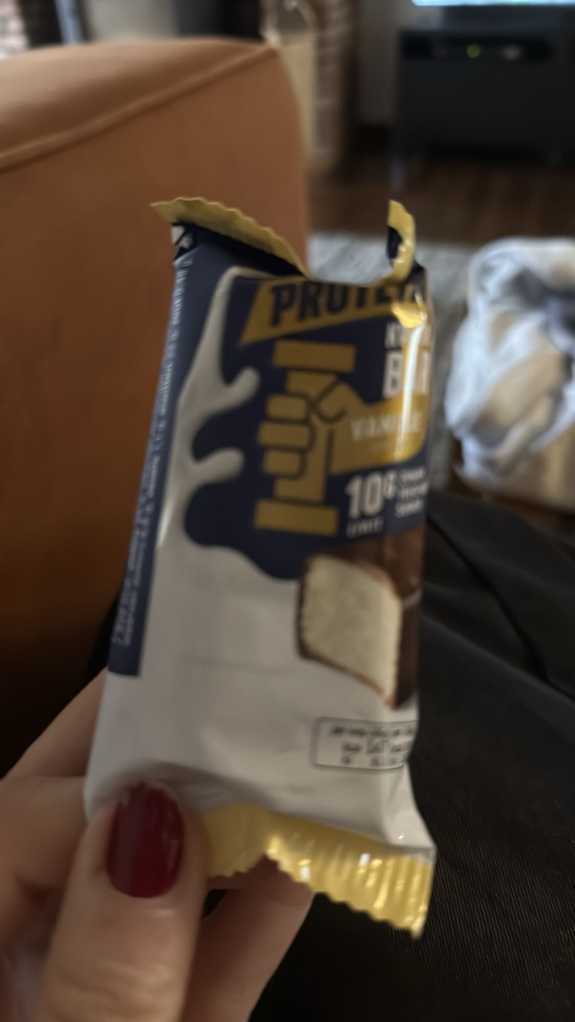 proteïne reep vanille