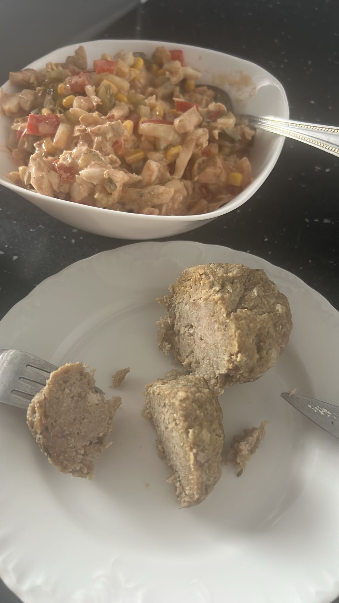 klopsiki z sałatką