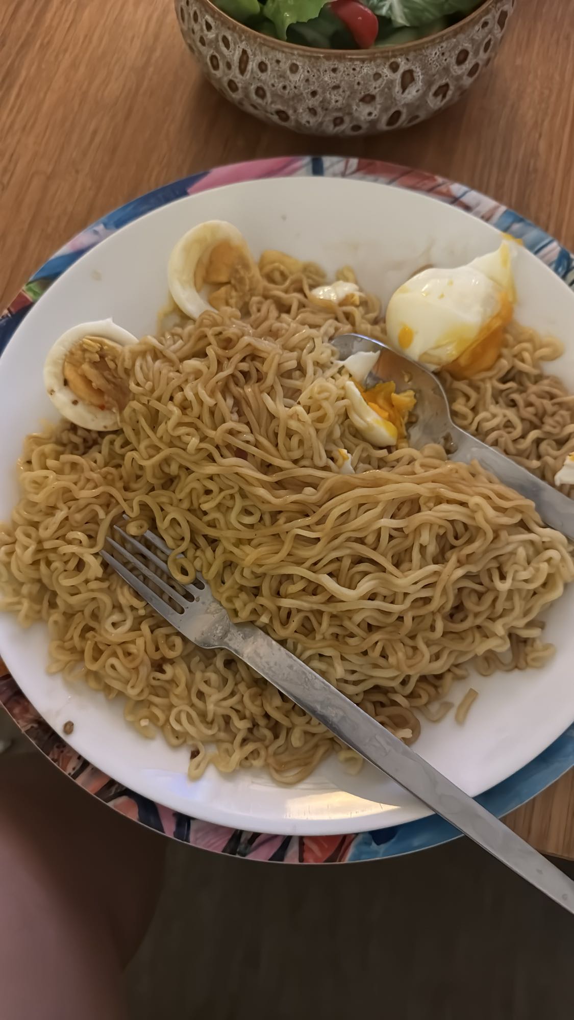 Nudlar med ägg