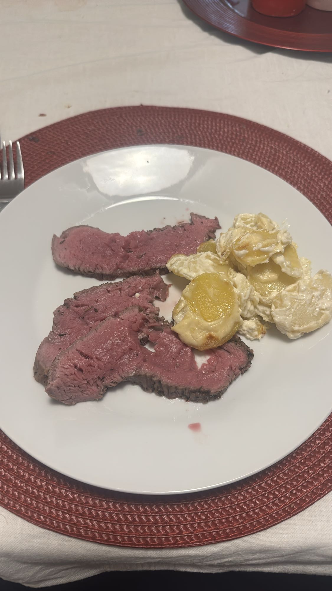 Oxfilé med potatisgratäng