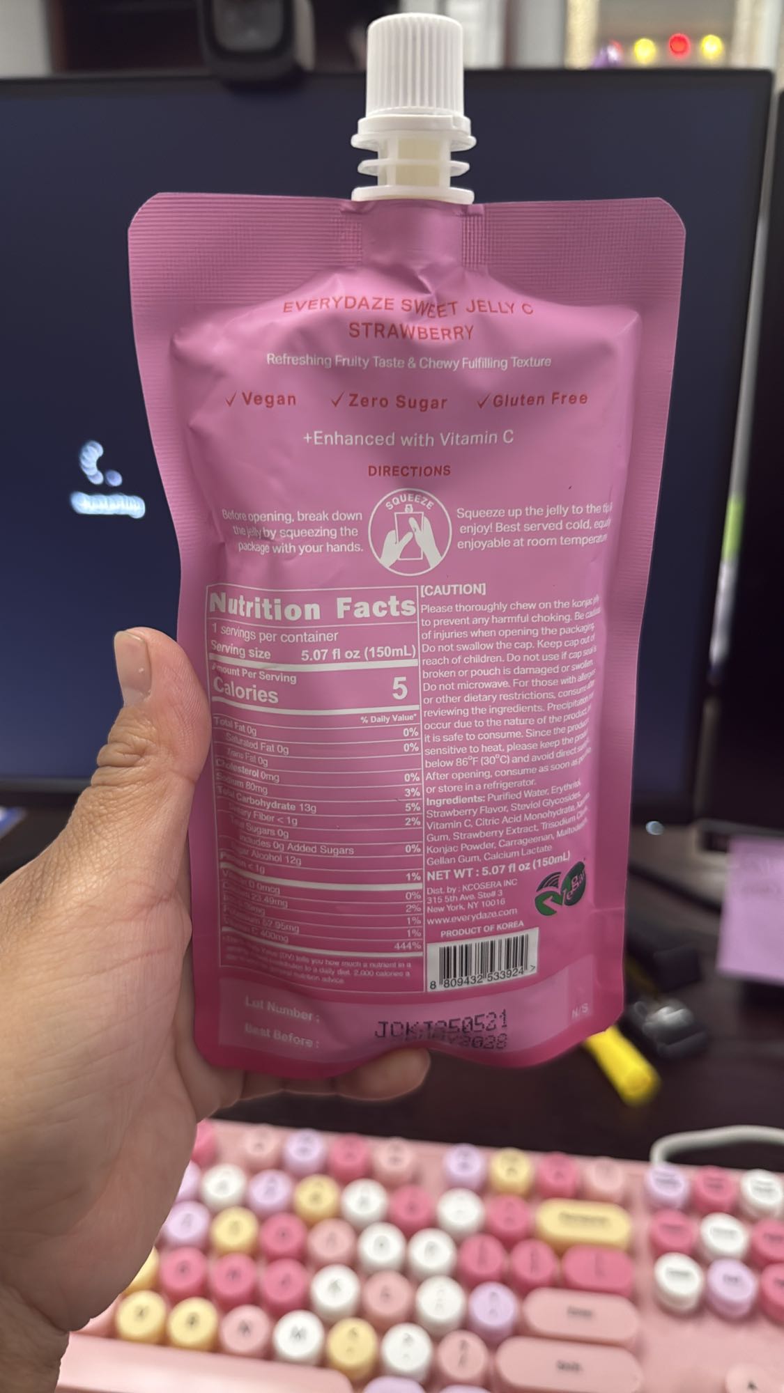 Strawberry Jelly Drink