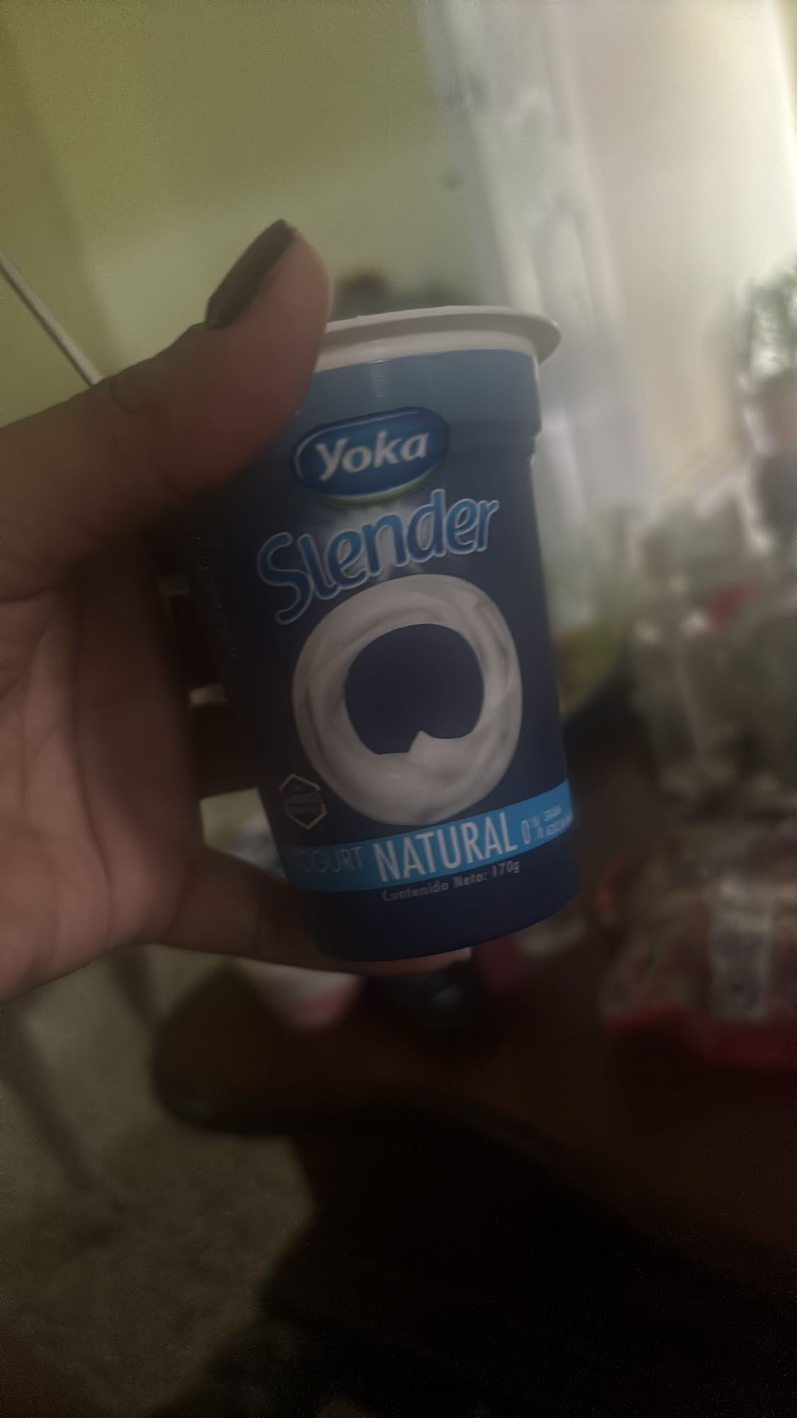 yogur natural descremado