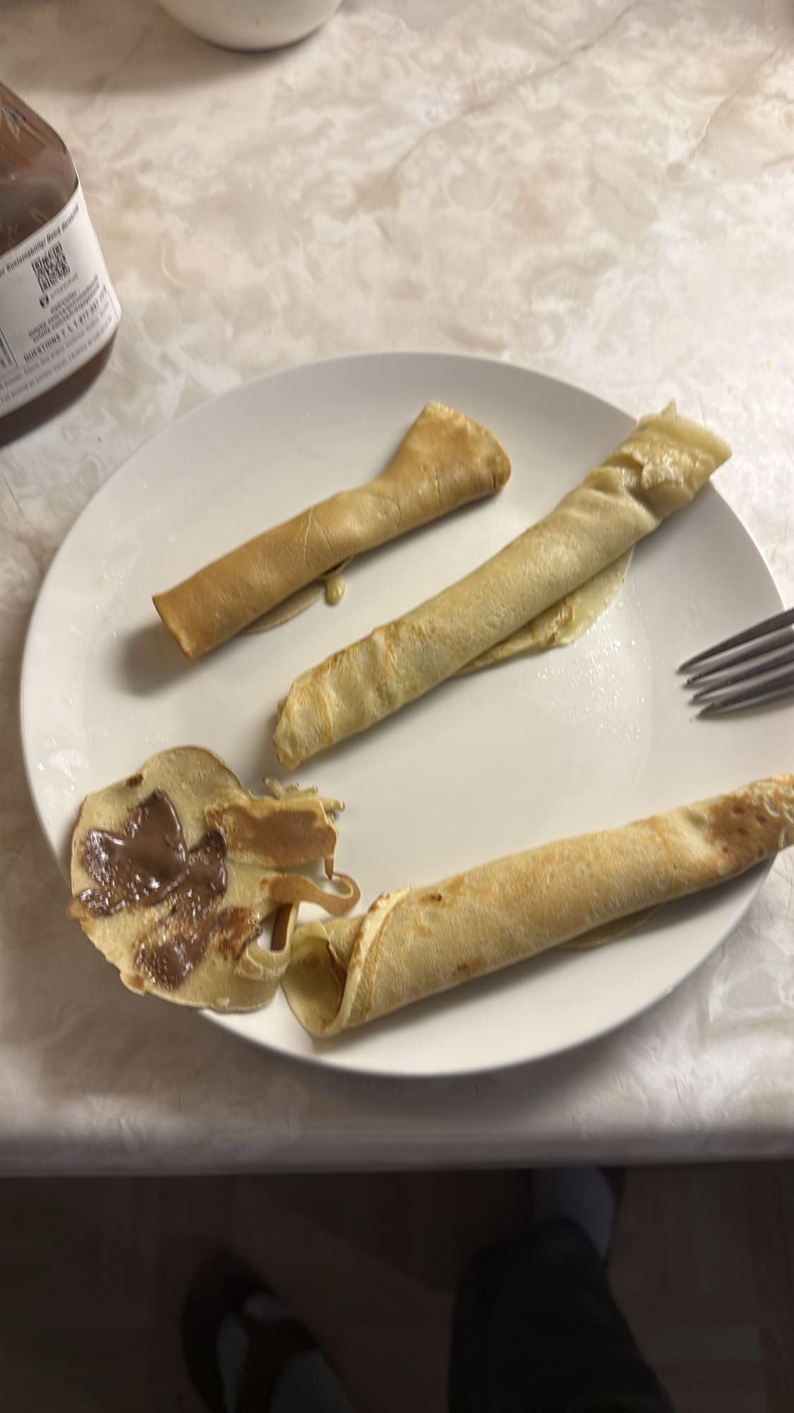 Crêpes au chocolat