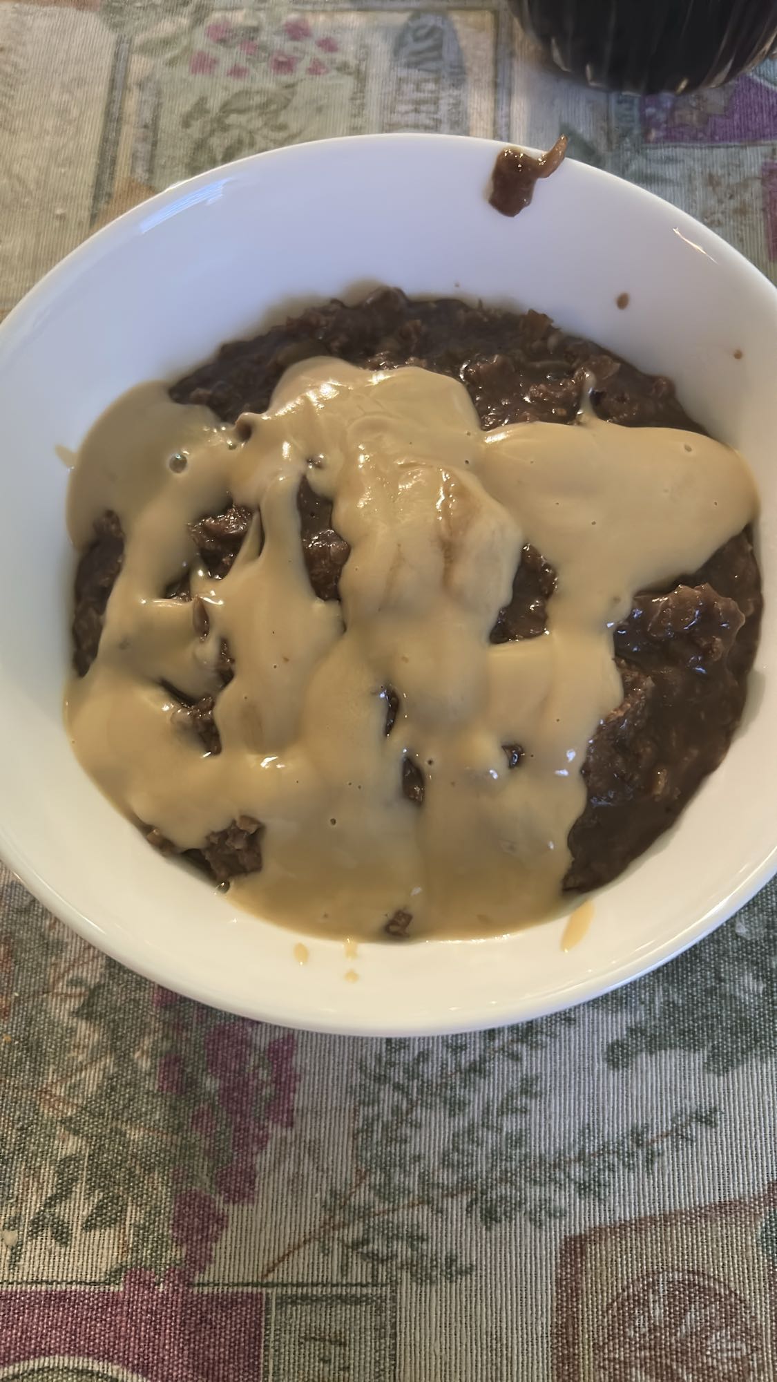 Terci de ovăz cu unt de arahide