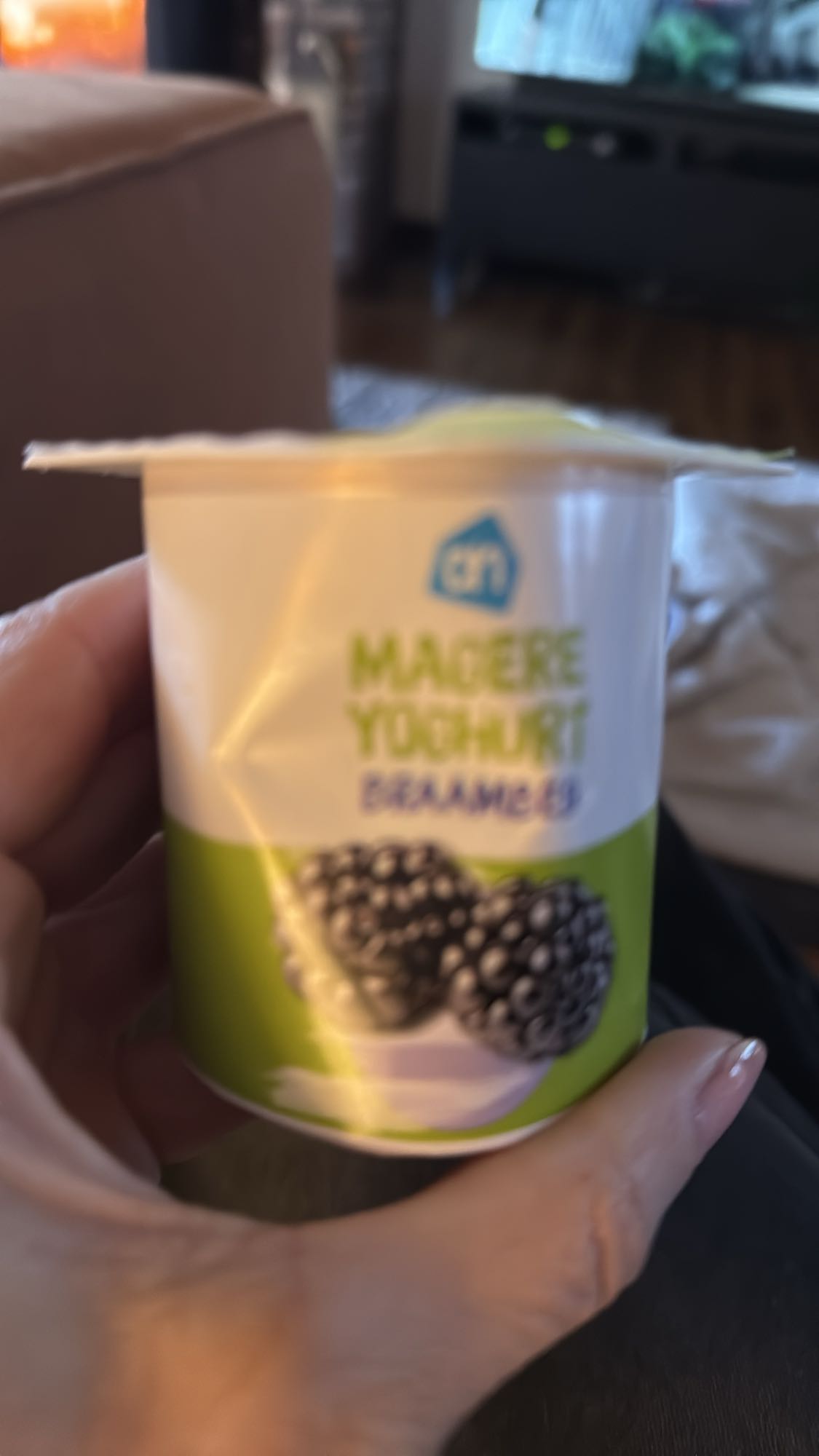 Magere yoghurt braam