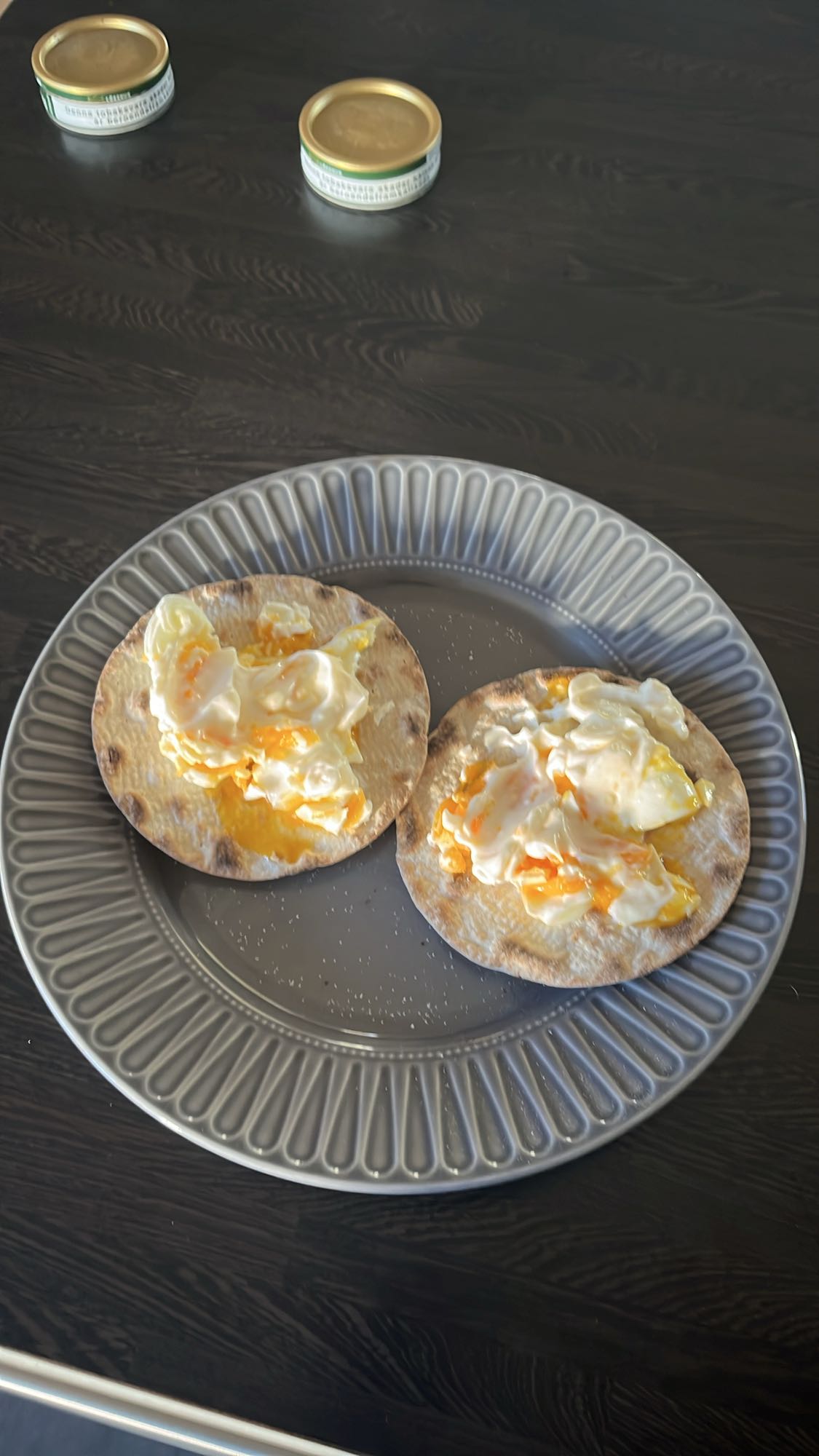 Knäckebröd med ägg & majonnäs