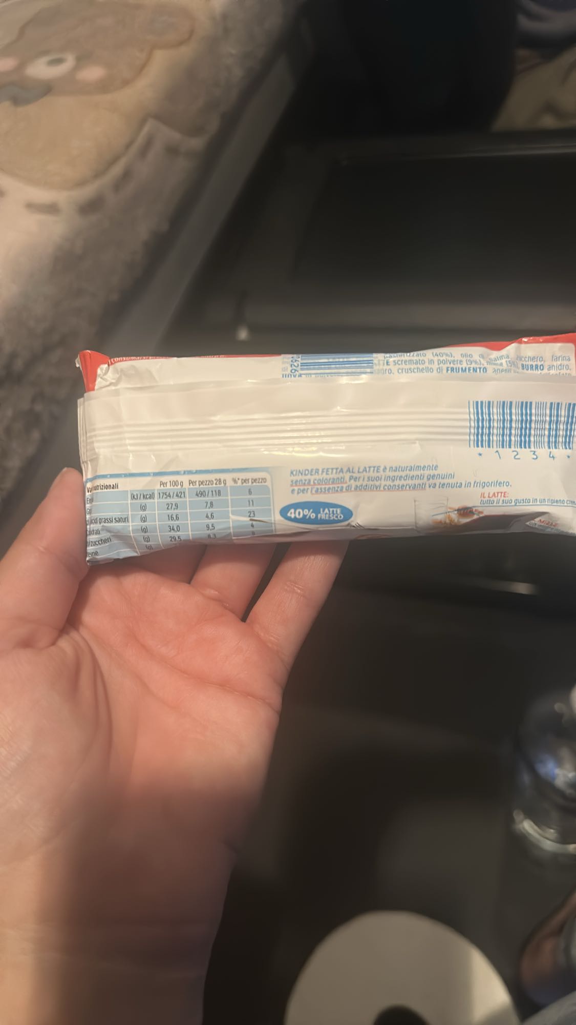 Kinder Fetta al Latte