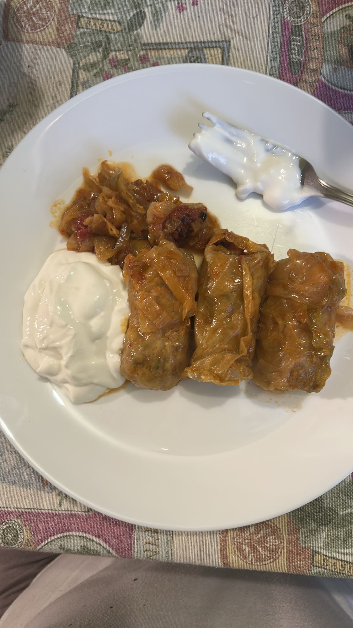 Sarmale cu smântână