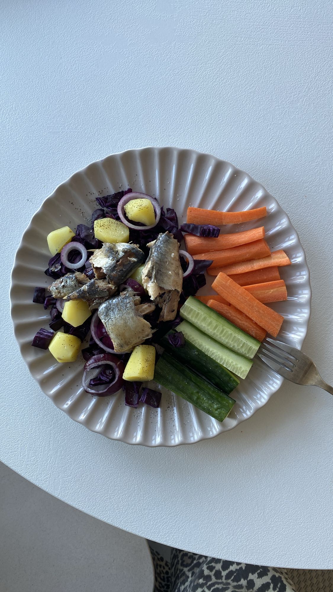 Sardine Veggie Plate