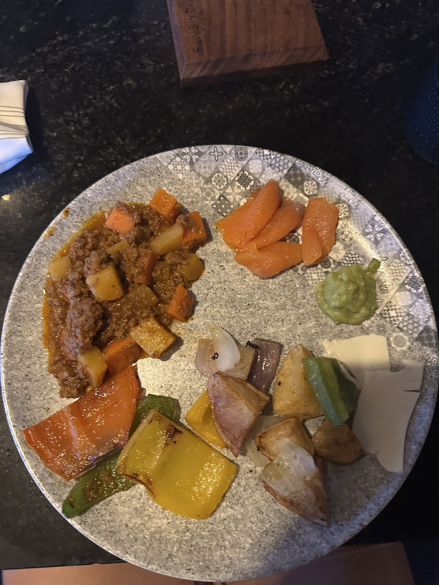 Plato variado saludable