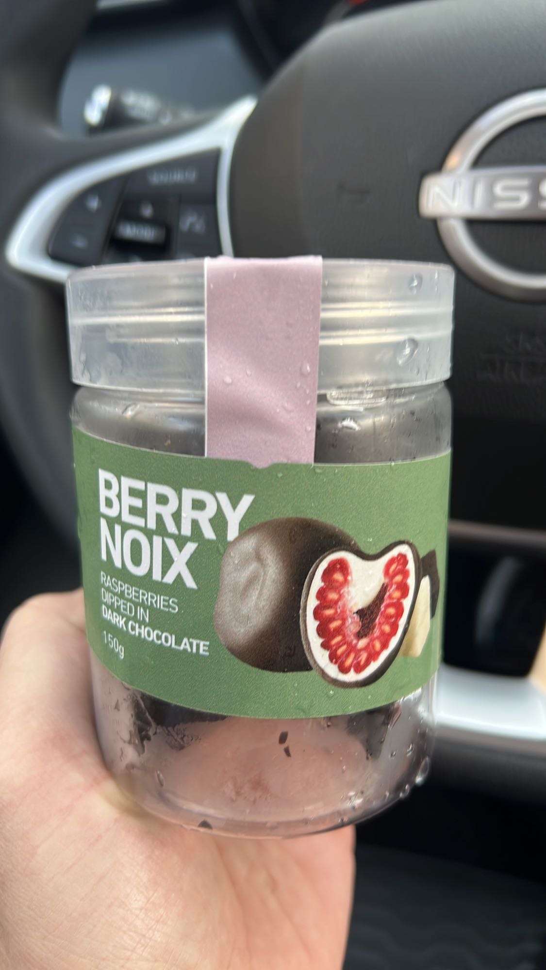 Raspberries in Dark Chocolate