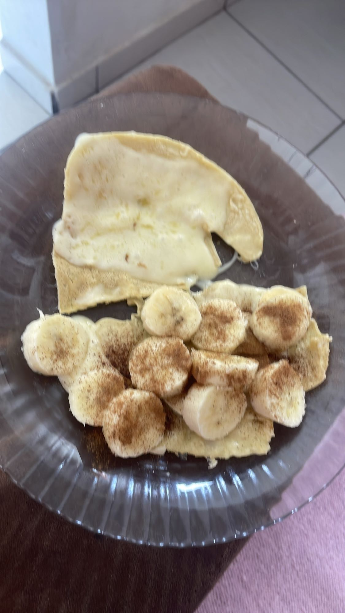 Panqueca com banana