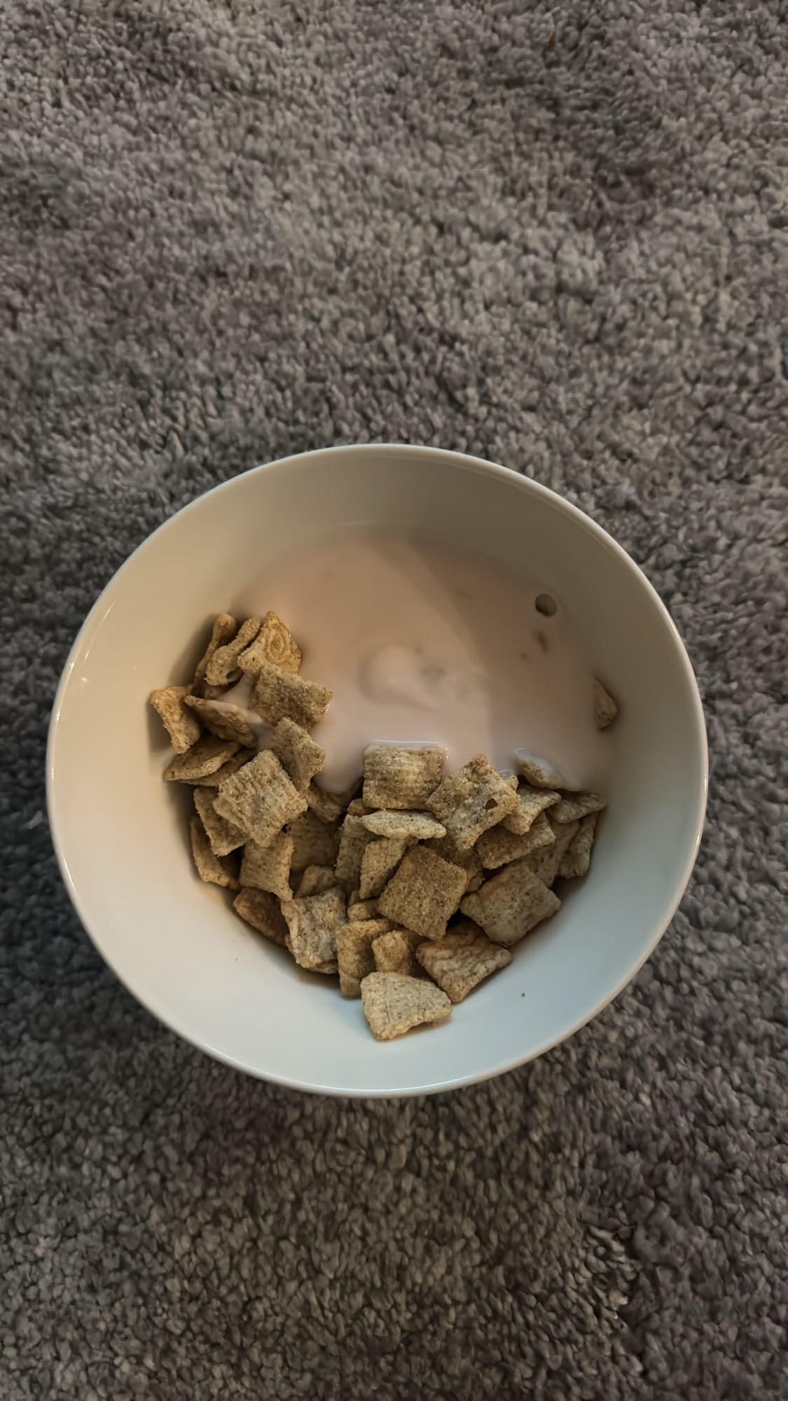 Cereal with yogurt