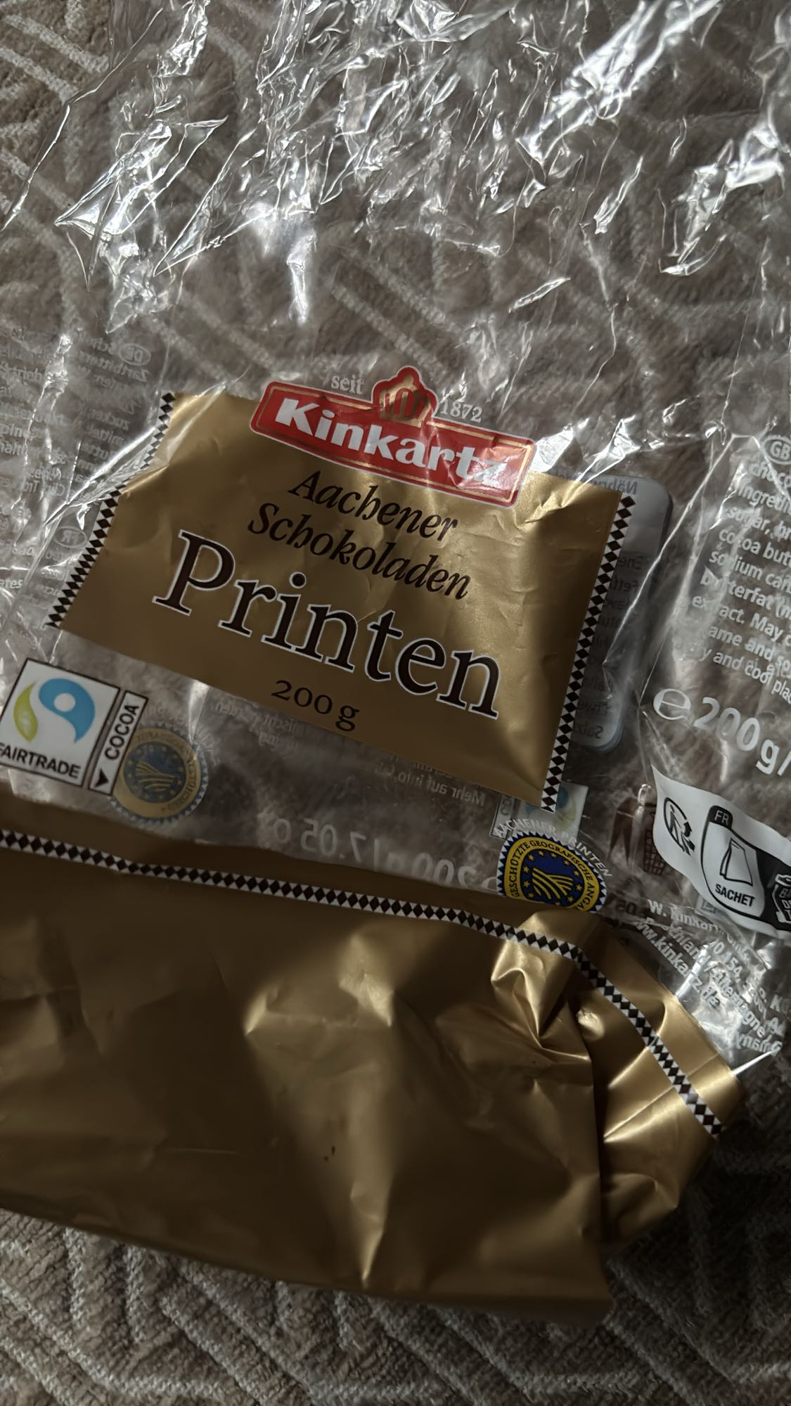 Printen de chocolate