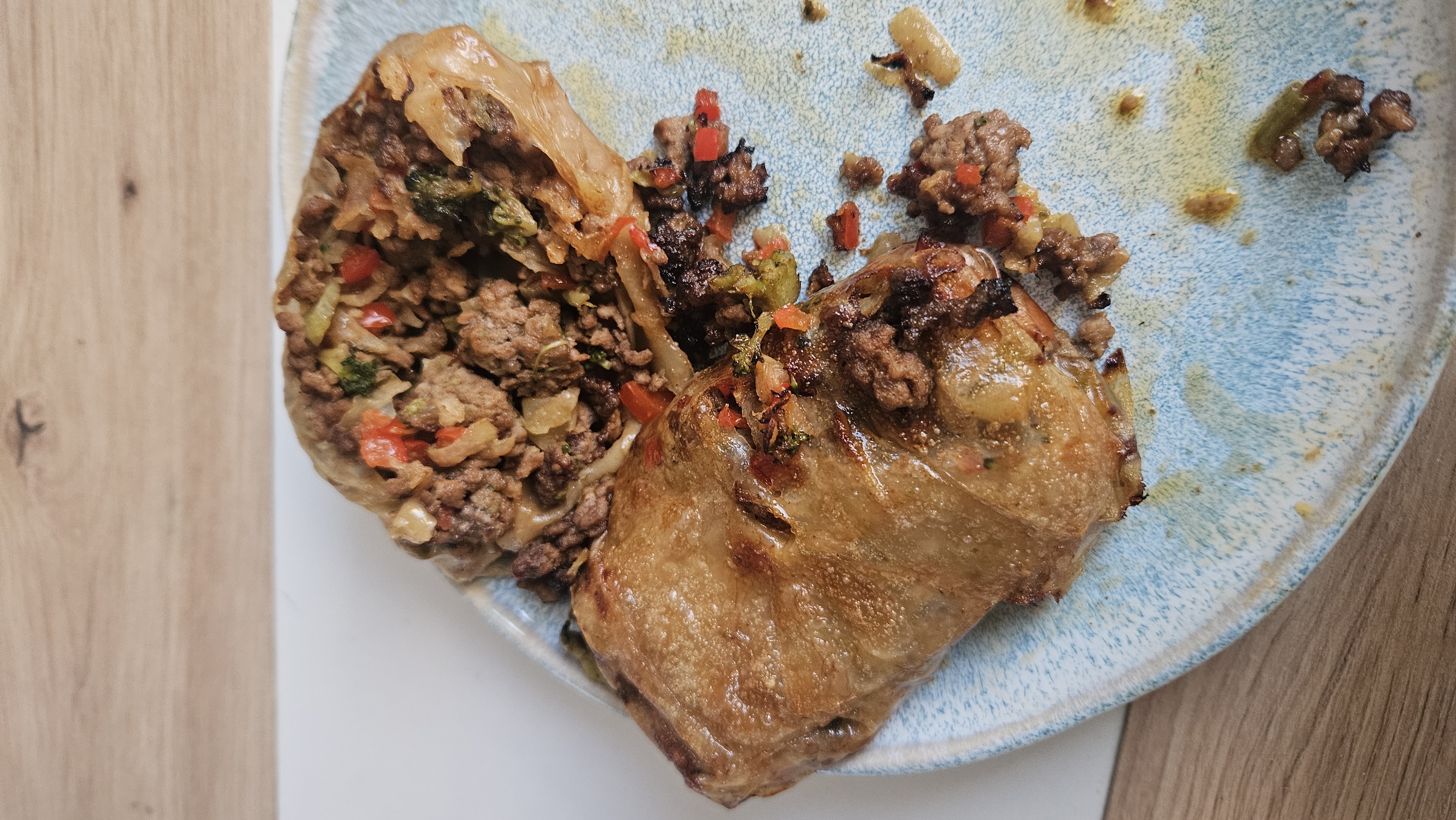 Reispapierrollen mit Rinderhackfleisch und Gemüse aus dem Airfryer