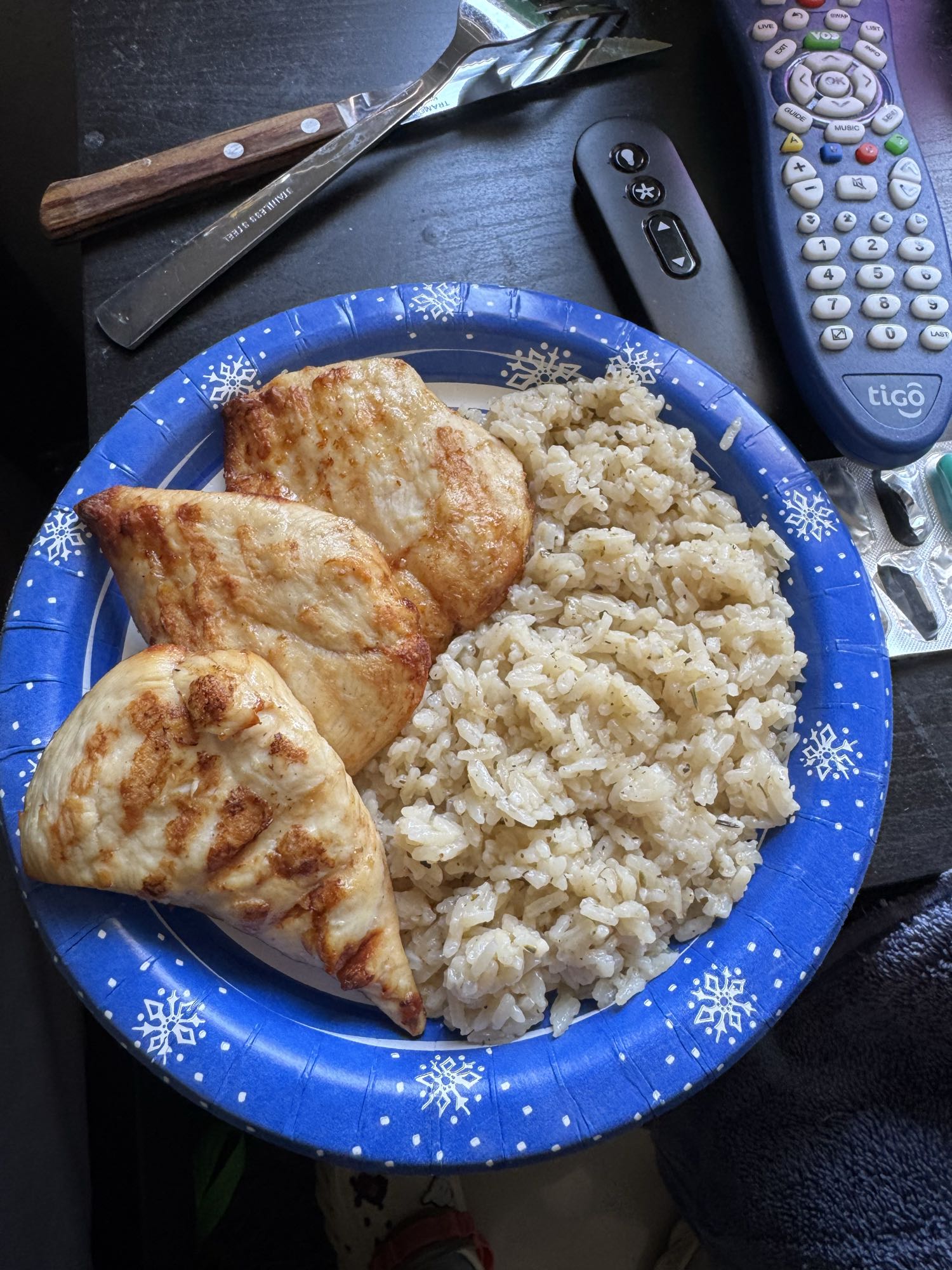 Pollo con arroz