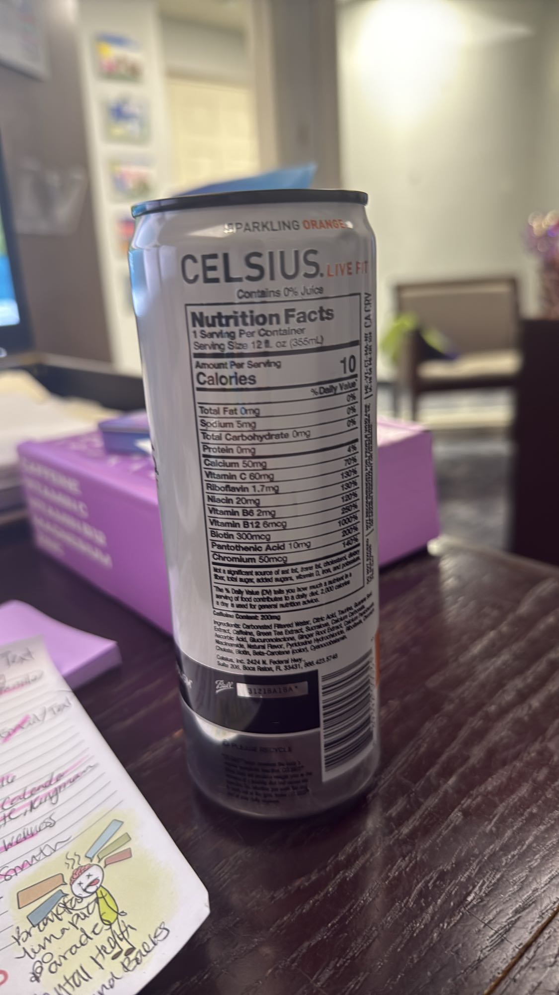 Celsius Sparkling Orange