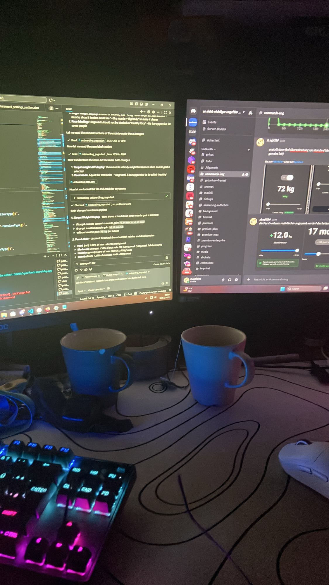 Tasse Wasser oder Tee