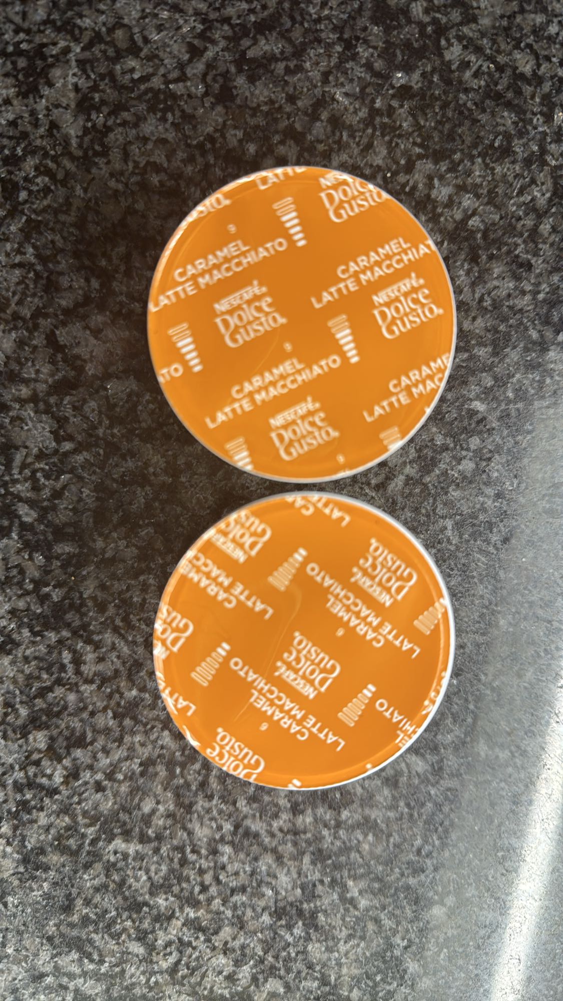 Caramel latte macchiato