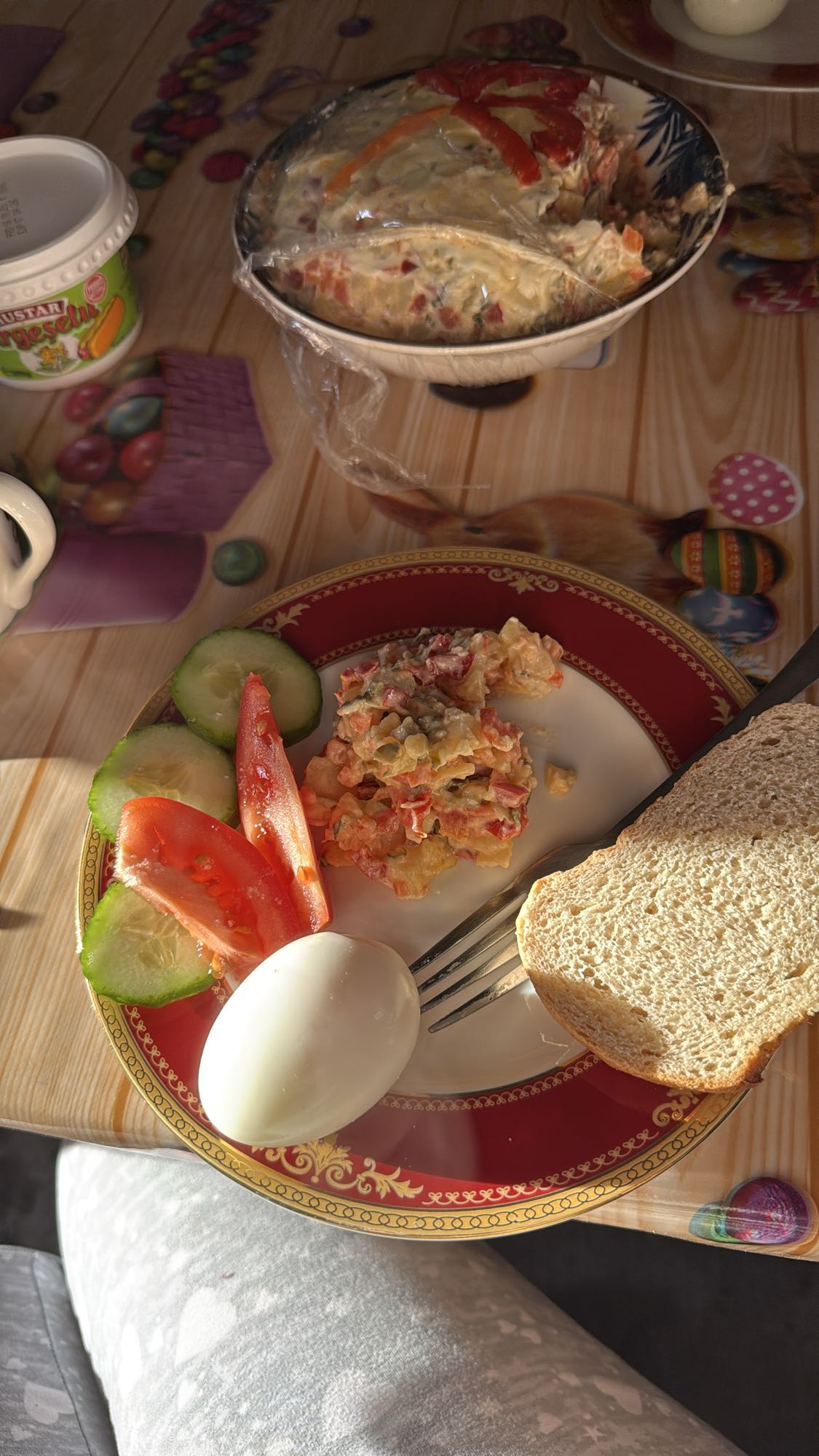 Russische Salat Frühstück
