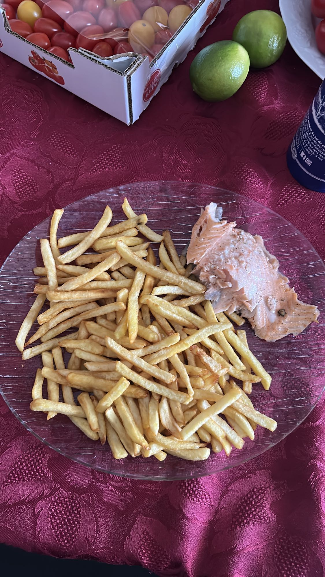 Saumon et frites