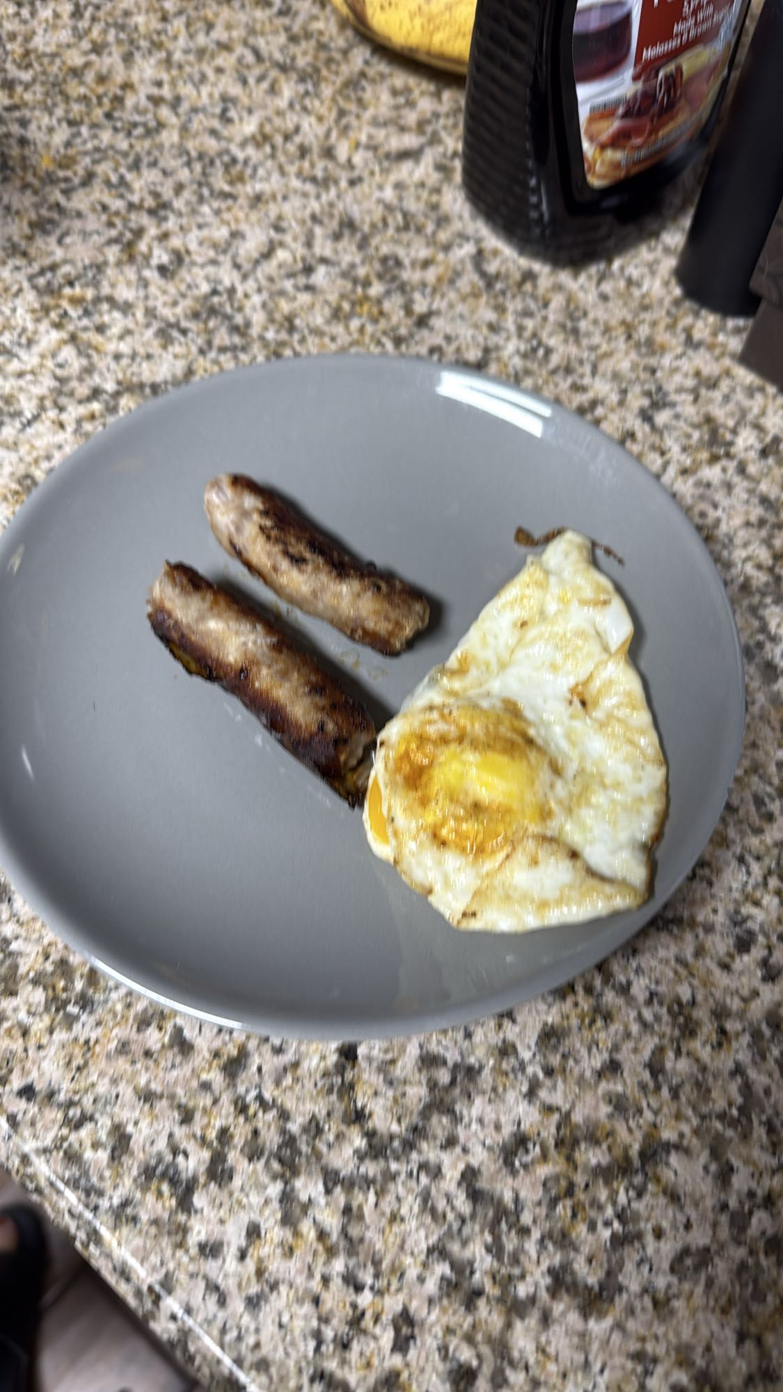 Egg and Sausage Plate
