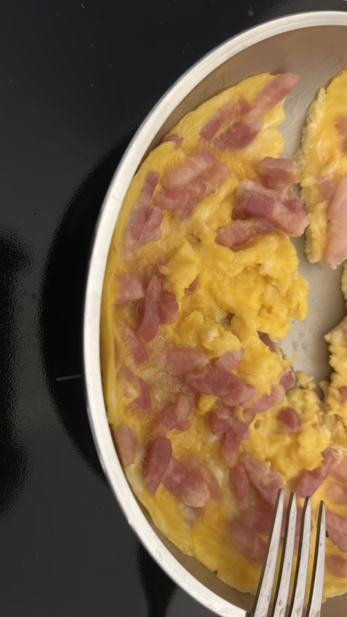 Omelette aux lardons