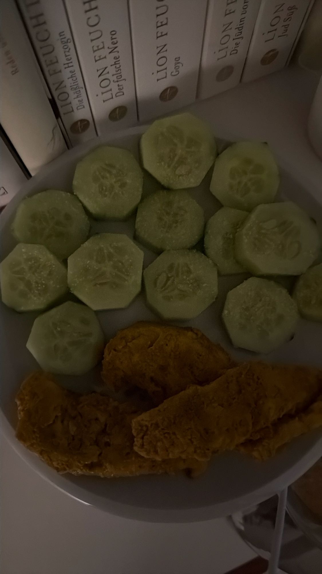 Gurkenscheiben & Hähnchen