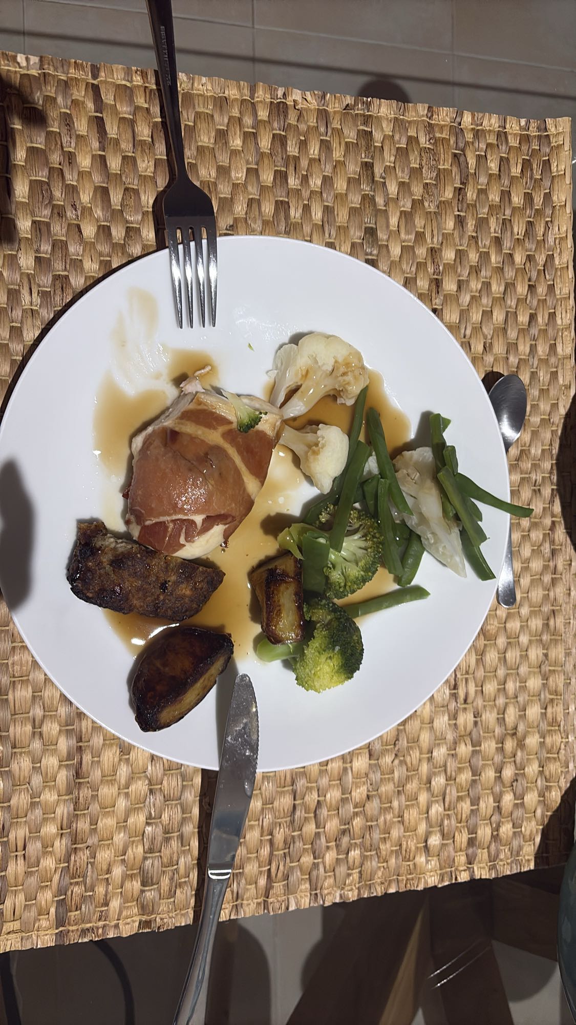 Chicken with roast veg