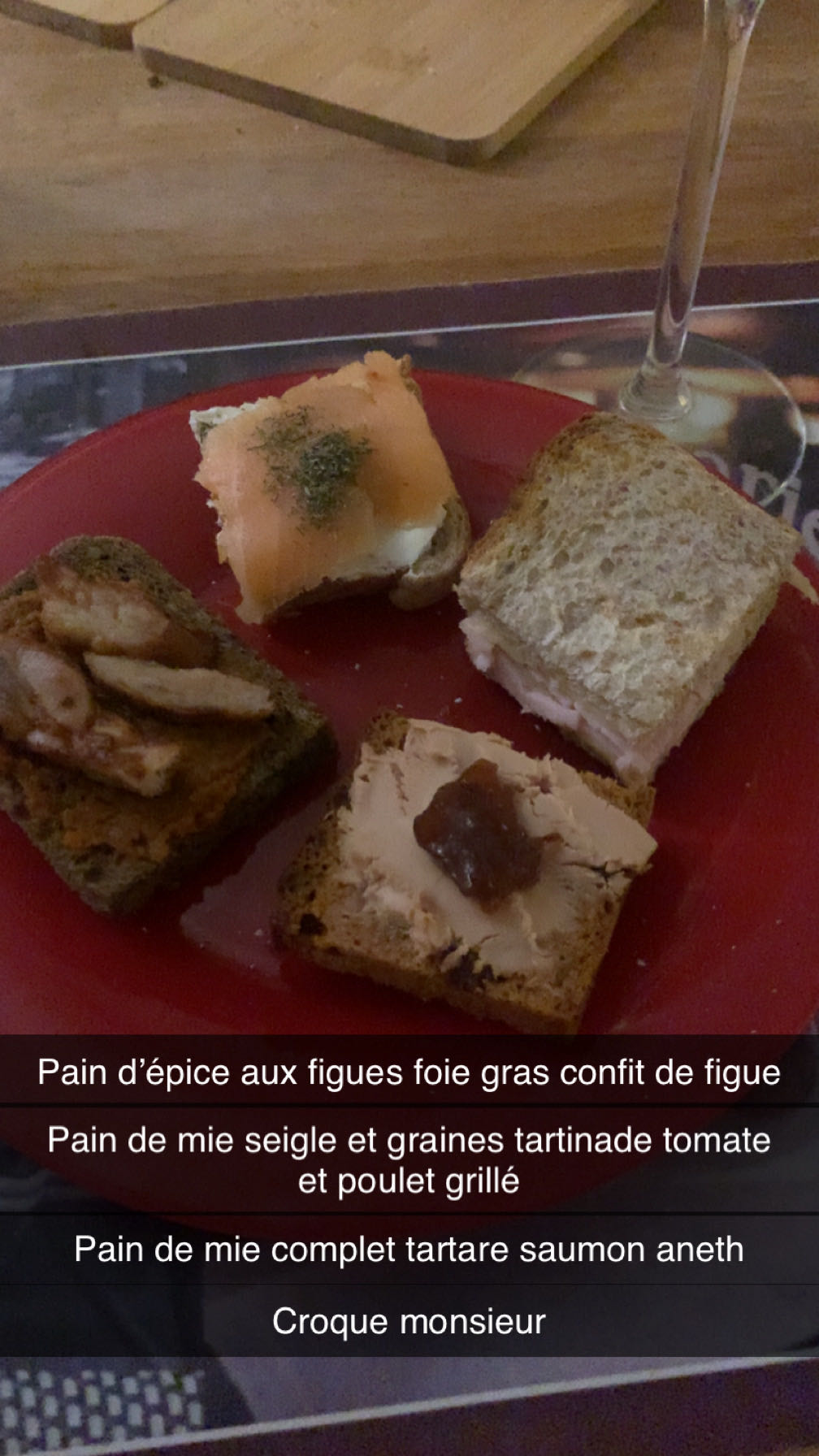 Assortiment de toasts